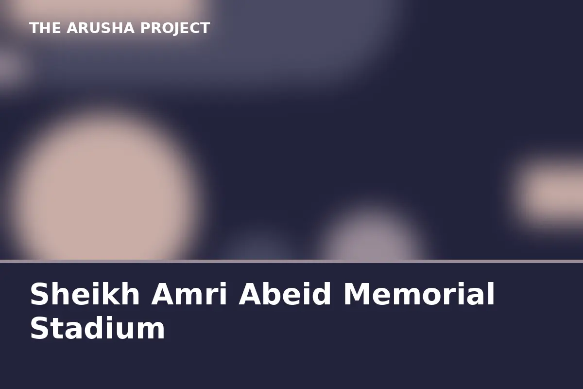 Sheikh Amri Abeid Memorial Stadium